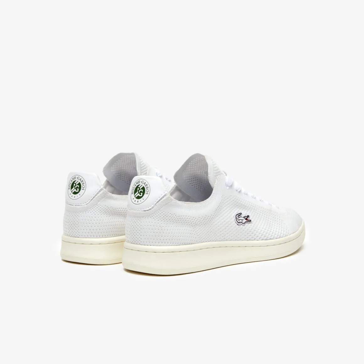 baskets_carnaby_pique_femme_lacoste_pour_rolandgarros__blanc_2.webp Roland-Garros Chaussures & Chaussettes | Chaussures & Chaussettes-Baskets Carnaby Piquée Femme Lacoste pour - Blanc