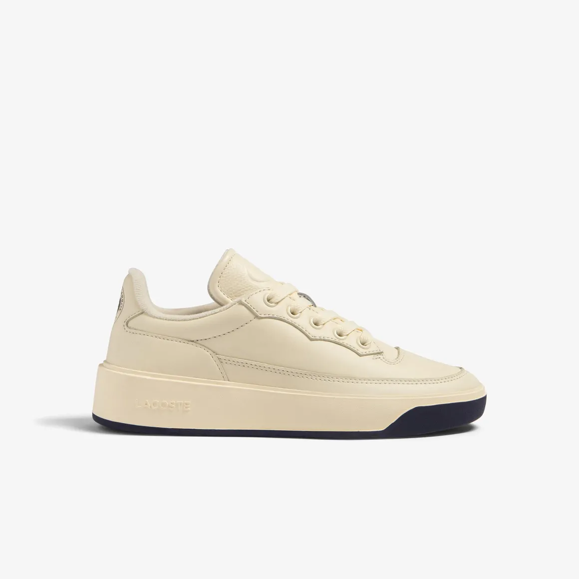 baskets_g_club_lacoste_femme_pour_rolandgarros__ecru_1.webp Roland-Garros Chaussures & Chaussettes | Chaussures & Chaussettes-Baskets G80 Club Lacoste femme pour - Ecru
