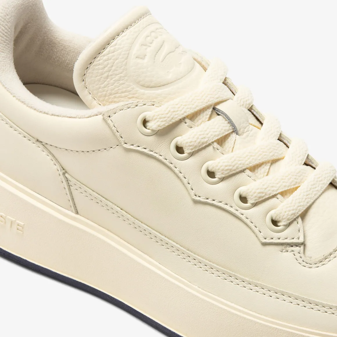 baskets_g_club_lacoste_femme_pour_rolandgarros__ecru_2.webp Roland-Garros Chaussures & Chaussettes | Chaussures & Chaussettes-Baskets G80 Club Lacoste femme pour - Ecru