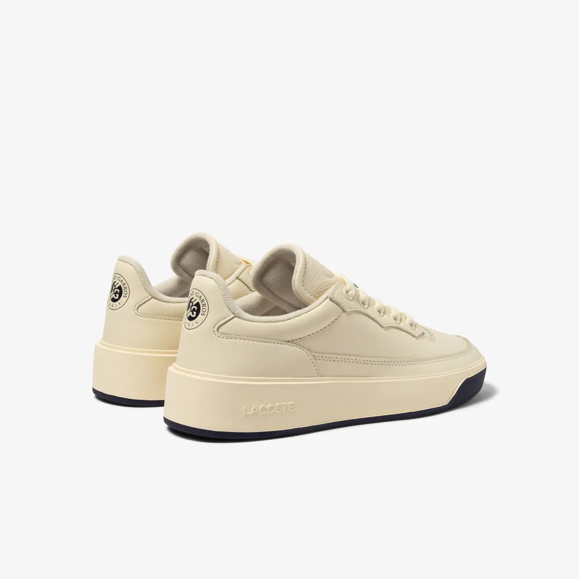baskets_g_club_lacoste_femme_pour_rolandgarros__ecru_3.webp Roland-Garros Chaussures & Chaussettes | Chaussures & Chaussettes-Baskets G80 Club Lacoste femme pour - Ecru