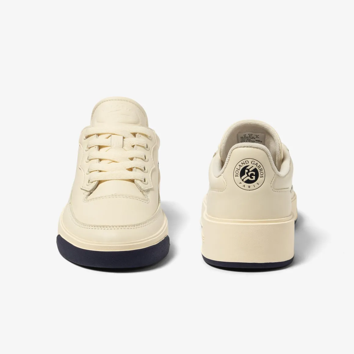 baskets_g_club_lacoste_femme_pour_rolandgarros__ecru_5.webp Roland-Garros Chaussures & Chaussettes | Chaussures & Chaussettes-Baskets G80 Club Lacoste femme pour - Ecru