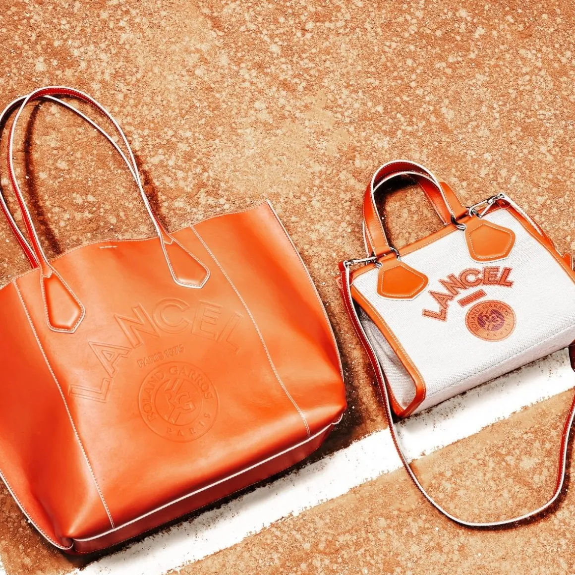 cabas_zipp_lancel_pour_rolandgarros__terre_battue_5.webp Roland-Garros Totebags & Sacs À Main | Sacs-Cabas zippé Lancel pour - Terre battue