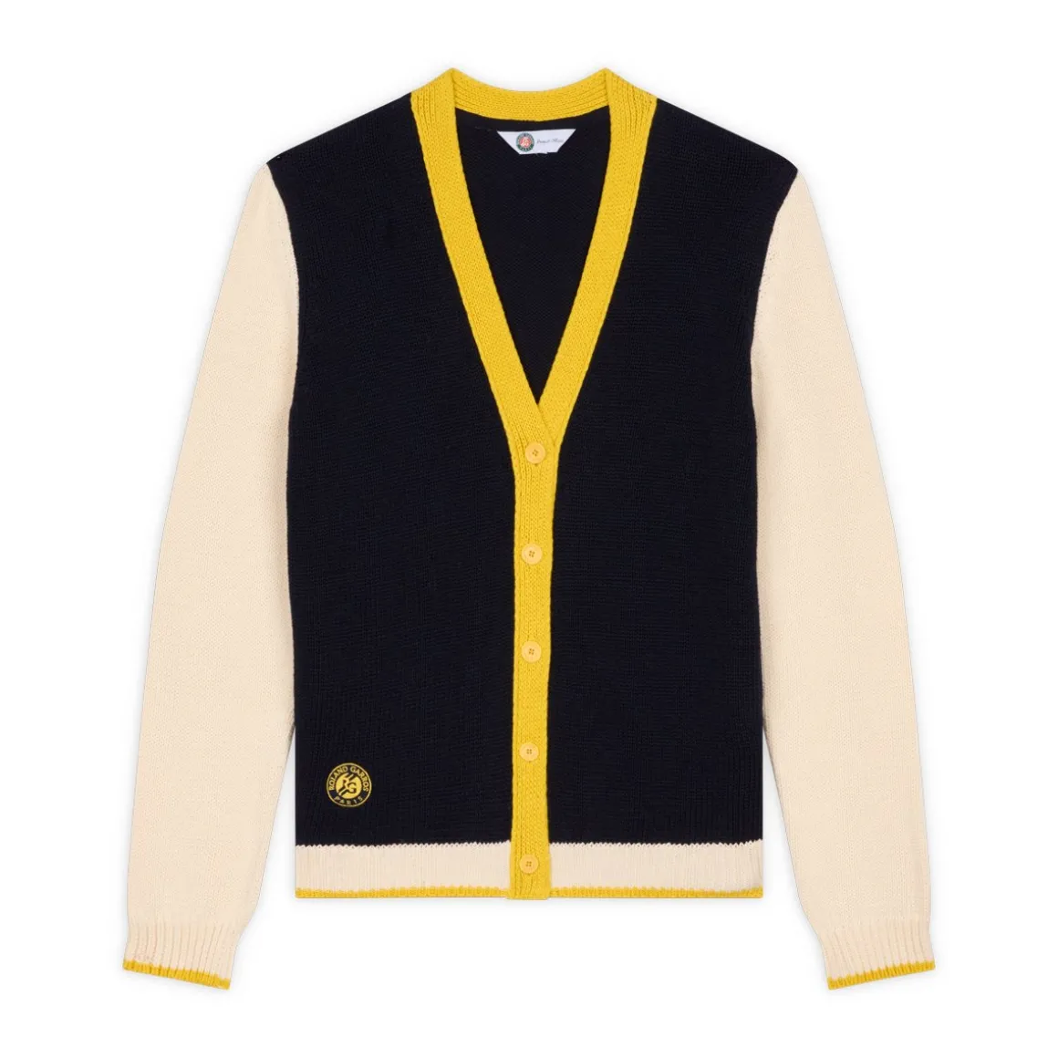 cardigan_heritage_femme_rolandgarros__marine_et_ecru_5.webp Roland-Garros Pulls & Sweats-Cardigan Heritage femme - Marine et Ecru