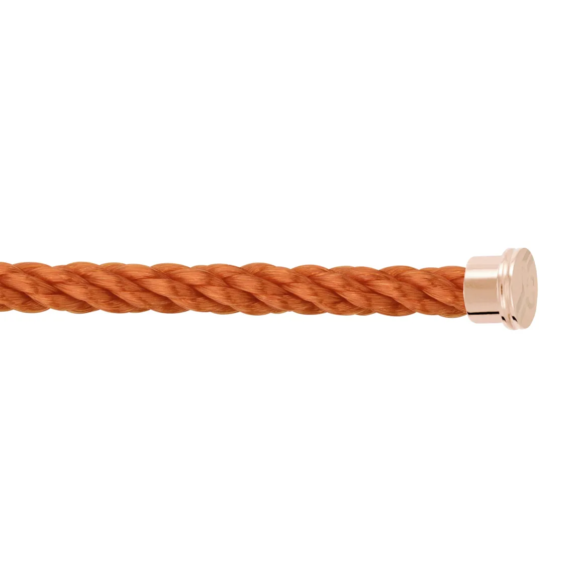 cble__tour_corderie_terracotta_fred_pour_rolandgarros__embouts_acier_inoxydable_plaqus_or_rose_3.webp Roland-Garros Bracelets | Bracelets-Câble 1 Tour Corderie Terracotta Fred pour - Embouts acier inoxydable plaqués or rose