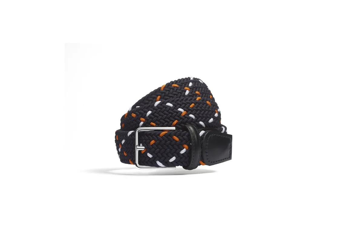 Roland-Garros Ceintures | Ceintures-Ceinture tressée Homme J.M. Weston x - Marine