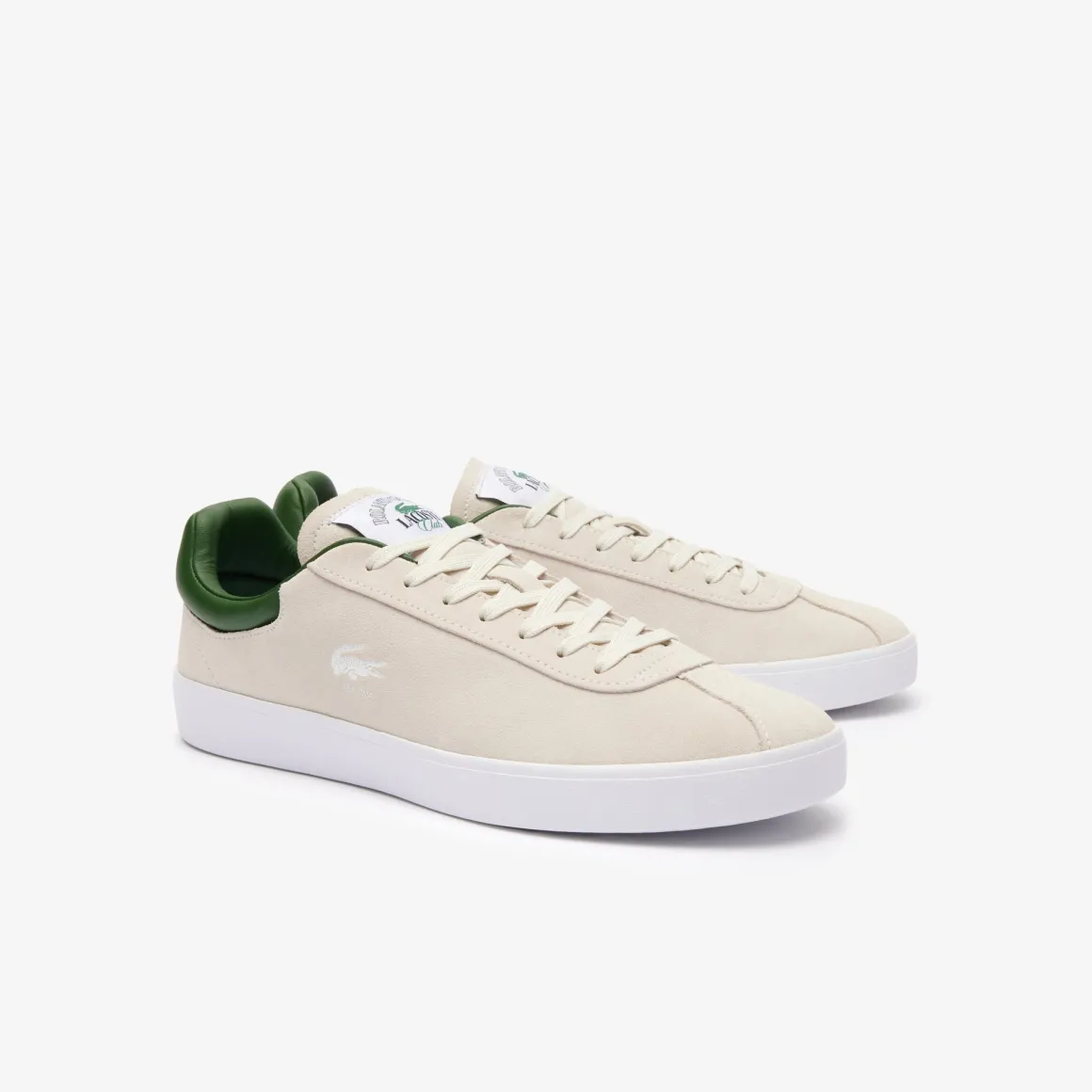 Roland-Garros Chaussures-Chaussures Baseshot Homme Lacoste x Roland Garros - Blanc