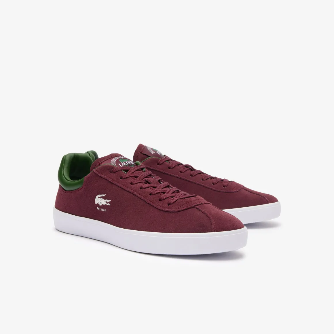 Roland-Garros Chaussures-Chaussures Baseshot Homme Lacoste x Roland Garros - Bordeaux