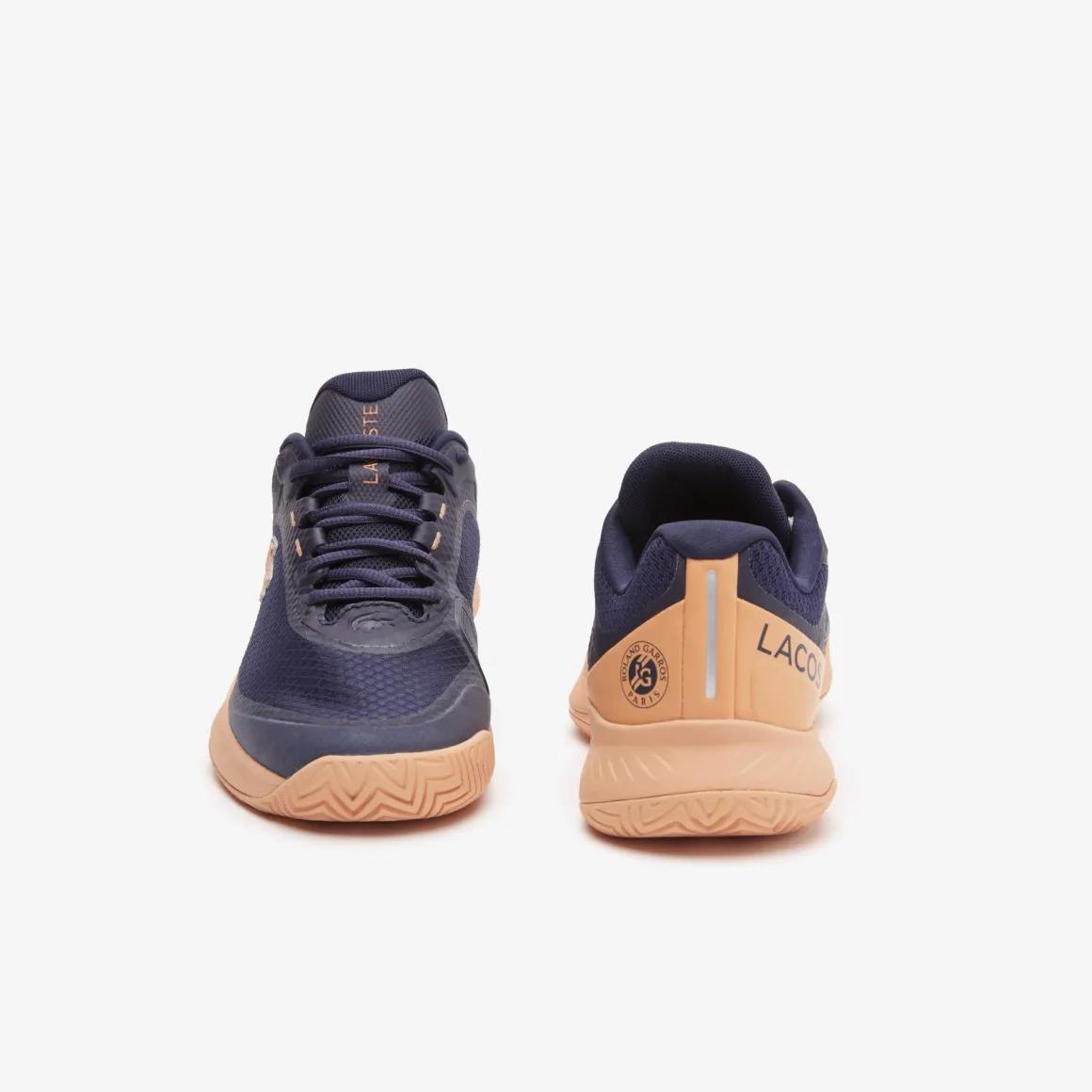 chaussures_de_tennis_femme_tech_point_lacoste_pour_roland_garros__marine_5.webp Roland-Garros Tenues De Ramasseurs De Balles | Chaussures & Chaussettes-Chaussures de tennis Femme Tech Point Lacoste pour Roland Garros - Marine