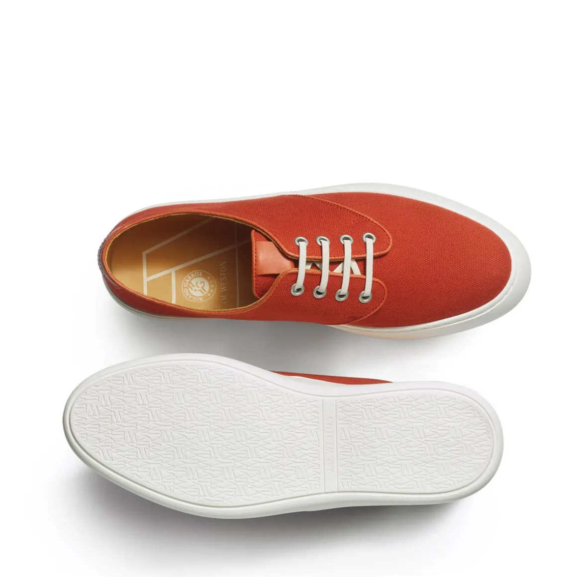 chaussures_mixte__jm_weston_x_rolandgarros__terrebattue_2.webp Roland-Garros Chaussures & Chaussettes | Chaussures & Chaussettes-Chaussures mixte 1938 J.M. Weston x - Terre-battue