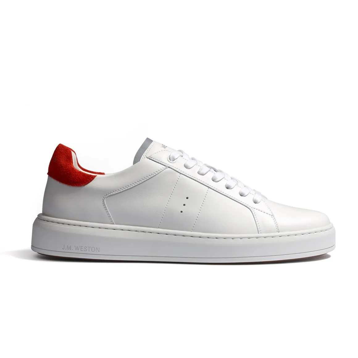 Roland-Garros Chaussures & Chaussettes | Chaussures & Chaussettes-Chaussures mixte On Time J.M. Weston x - Blanc