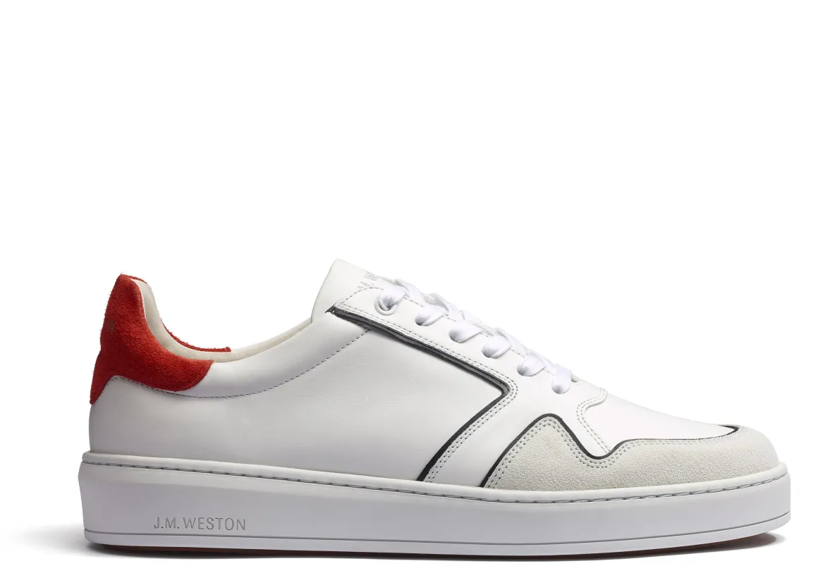 chaussures_oxford_mixte_jm_weston_x_rolandgarros__blanc_1.webp Roland-Garros Chaussures & Chaussettes | Chaussures & Chaussettes-Chaussures Oxford Mixte J.M. Weston x - Blanc