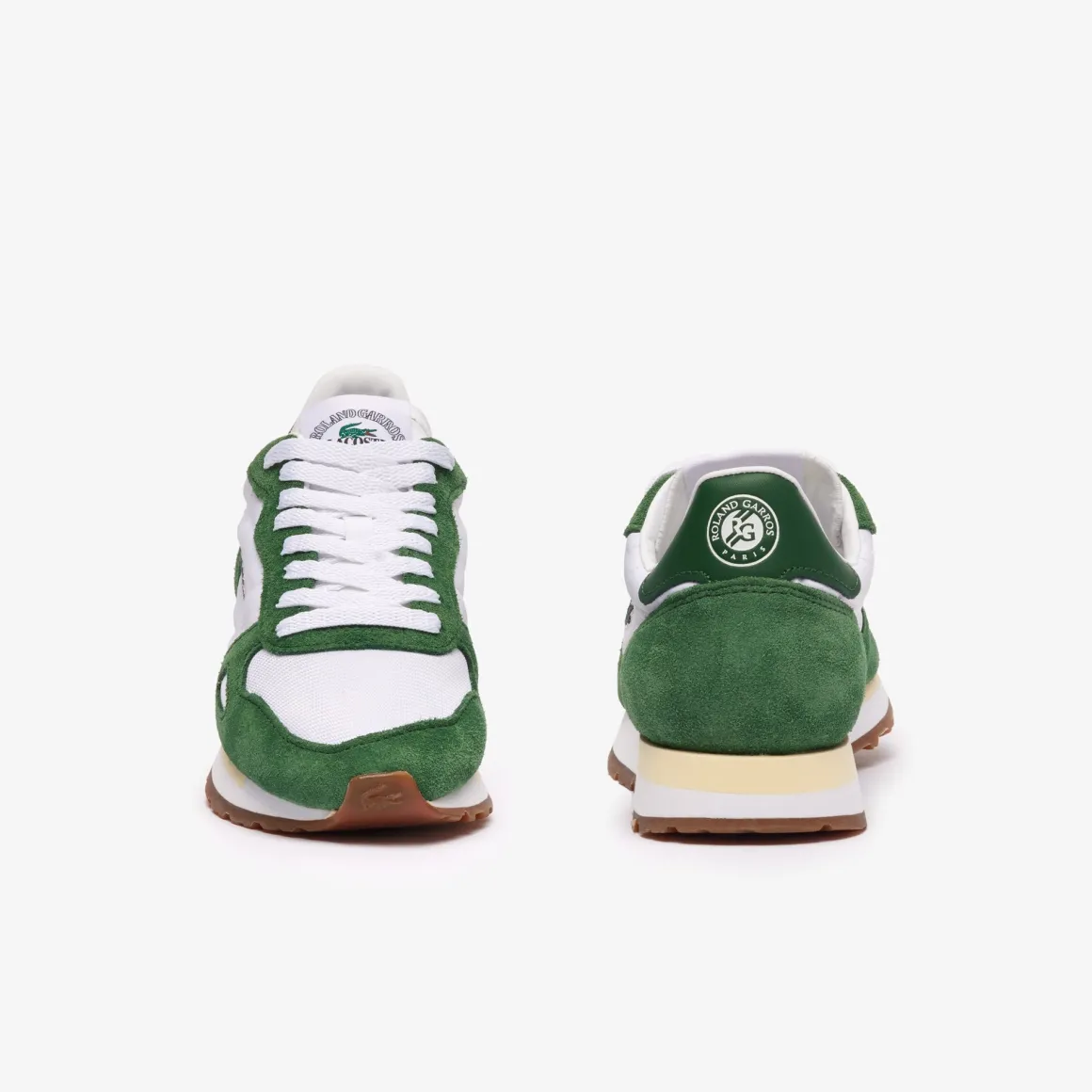 chaussures_partner_s_femme_lacoste_x_roland_garros__blanc_et_vert_4.webp Roland-Garros Chaussures & Chaussettes | Chaussures & Chaussettes-Chaussures Partner 70s Femme Lacoste x Roland Garros - Blanc et Vert