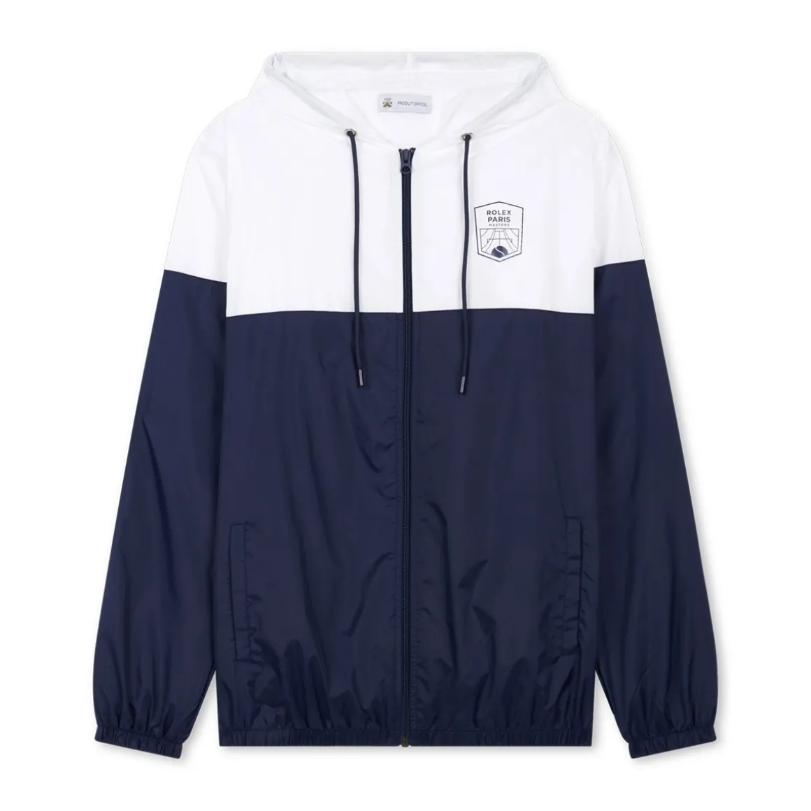 Roland-Garros Vestes | Vestes-Coupe-vent unisexe Rolex Paris Masters - Marine & Blanc