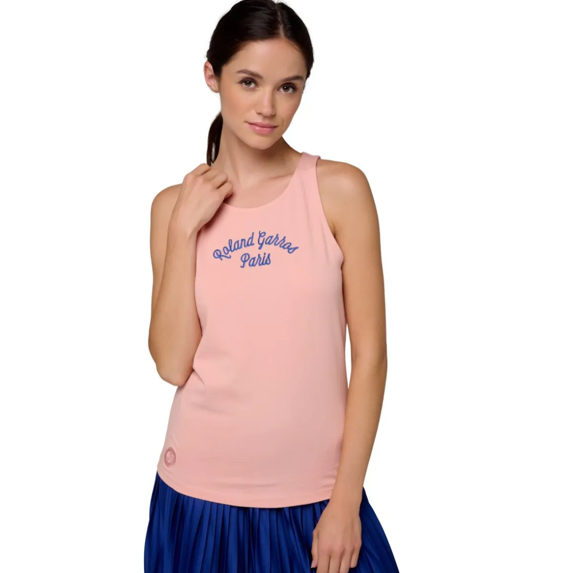 Roland-Garros T Shirts & Débardeurs-Débardeur Stripes Femme - Rose