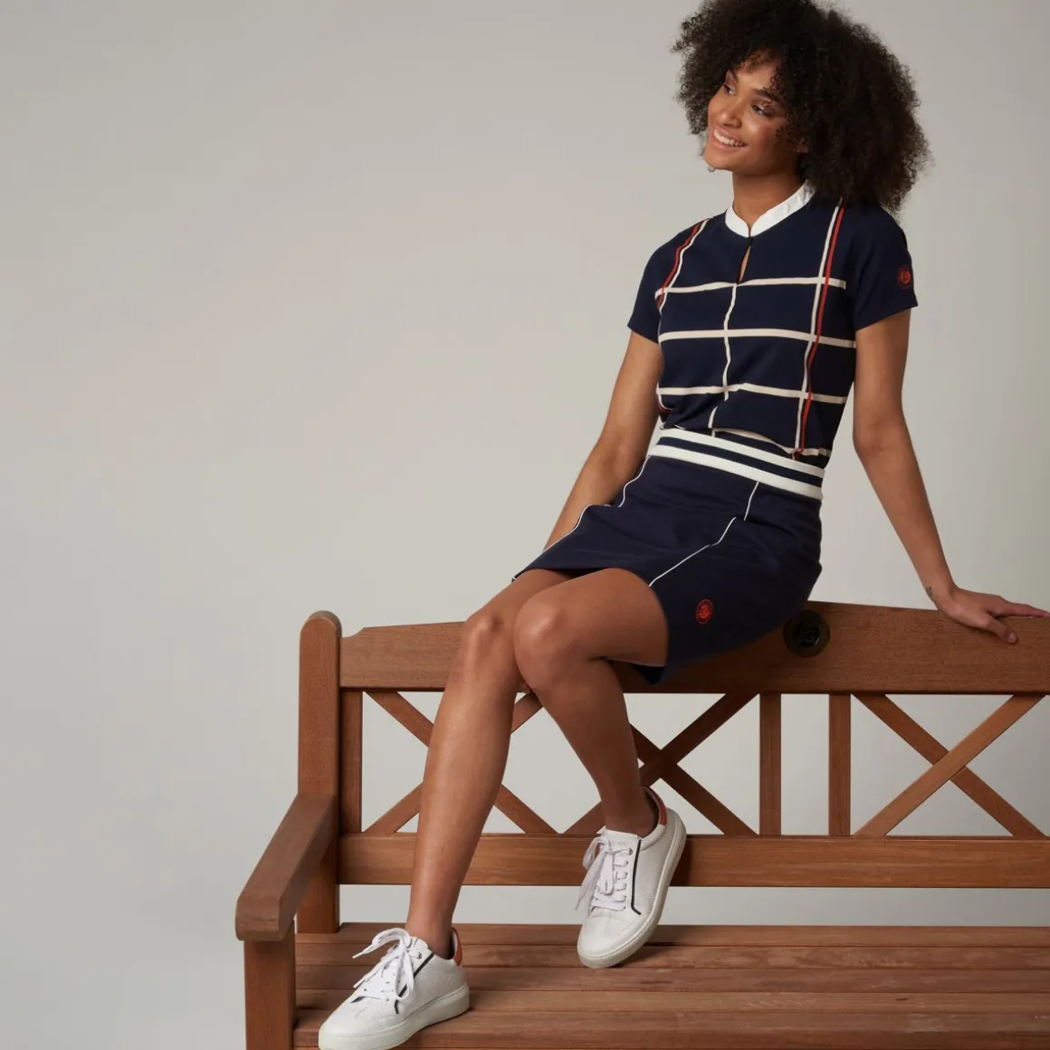 Roland-Garros Jupes, Robes & Pantalons-Jupe héritage - bleu marine