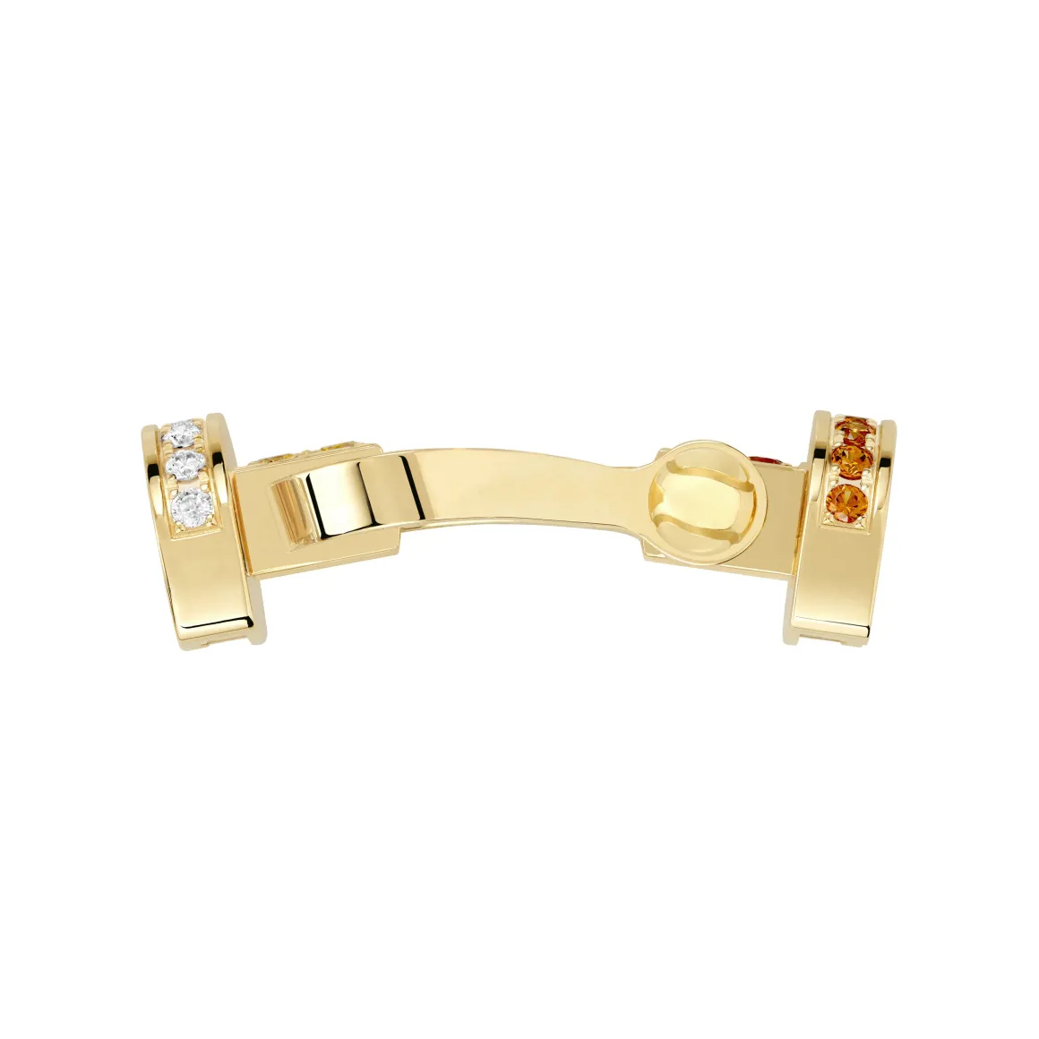 manille_force__fred_pour_rolandgarros__grand_modle_or_jaune_e_pav_diamants_et_pierres_de_couleurs_5.webp Roland-Garros Bracelets | Bracelets-Manille Force 10 Fred pour - Grand modèle or jaune 750/1000e pavé diamants et pierres de couleurs