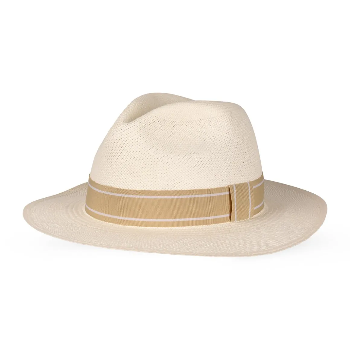 panama_vritable_ruban_ray_rolandgarros__ivoire_et_beige_7.webp Roland-Garros Casquettes & Chapeaux | Casquettes & Chapeaux-Panama véritable ruban rayé - Ivoire et beige