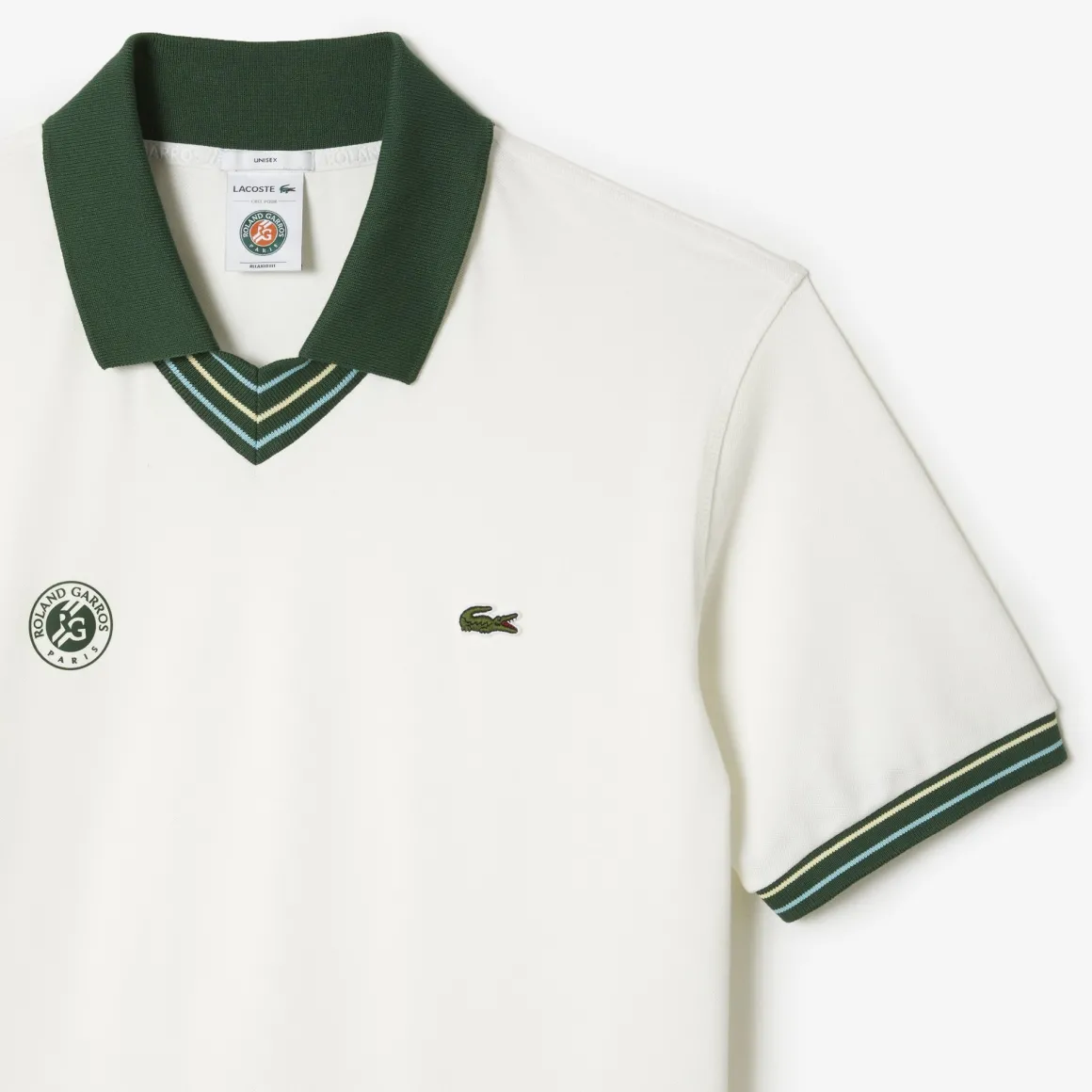 Roland-Garros Polos & Chemises | Polos-Polo arbitre unisexe Lacoste x - Beige