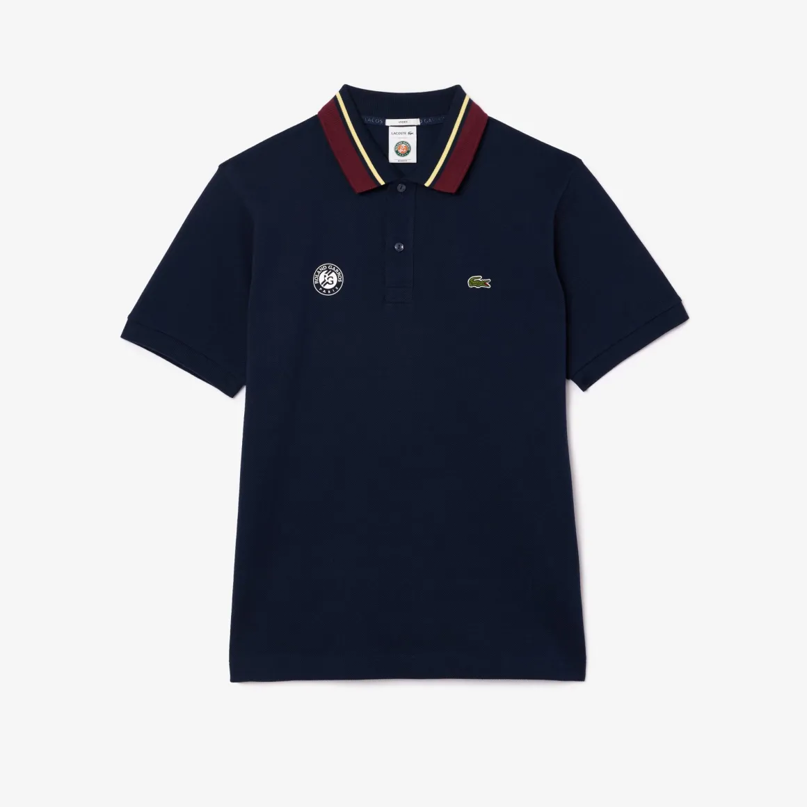 polo_arbitre_unisexe_sport_dition_lacoste_x_roland_garros__marine_3.webp Roland-Garros Tenue De Tennis Femmes | Tenues De Tennis Femmes-Polo arbitre unisexe Sport édition Lacoste x Roland Garros - Marine