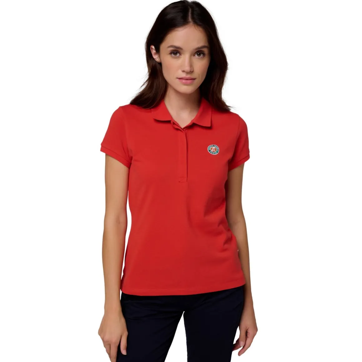 Roland-Garros Polos & Chemises-Polo Basique Femme - Terre battue