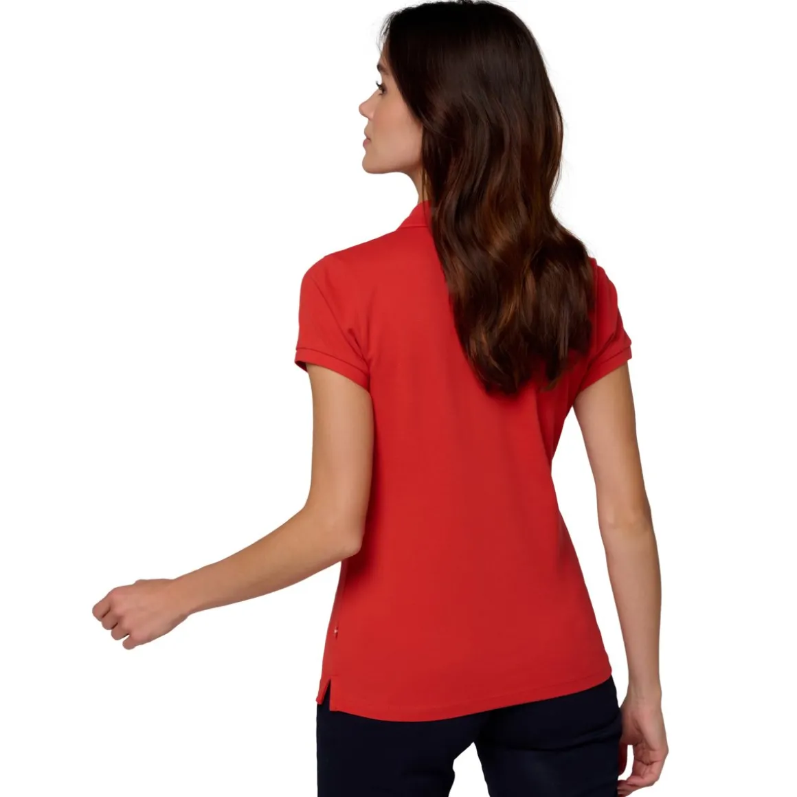 polo_basique_femme__terre_battue_3.webp Roland-Garros Polos & Chemises-Polo Basique Femme - Terre battue