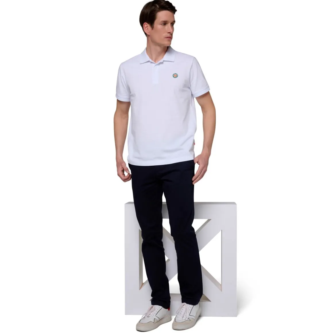 polo_basique_homme__blanc_3.webp Roland-Garros Polos-Polo Basique Homme - Blanc