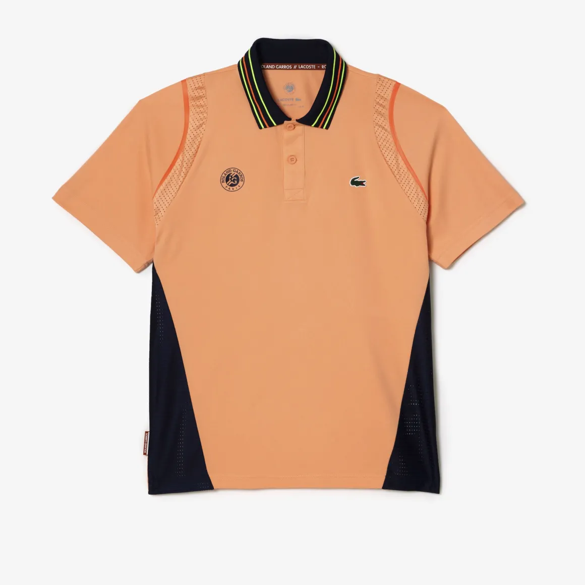 polo_bicolore_homme_lacoste_sport_dition_pour_roland_garros_ultradry__terre_battue_3.webp Roland-Garros Tenues De Tennis Hommes | Tenues De Tennis Hommes-Polo bicolore homme Lacoste Sport Édition pour Roland Garros ultra-dry - Terre battue