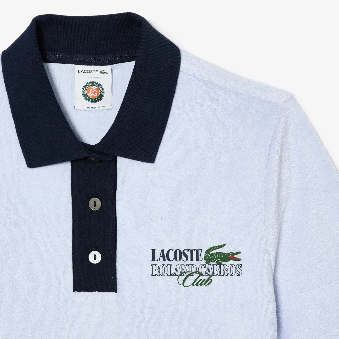 polo_club_dition_femme_lacoste_x_roland_garros__bleu_6.webp Roland-Garros Polos & Chemises-Polo Club édition Femme Lacoste x Roland Garros - Bleu