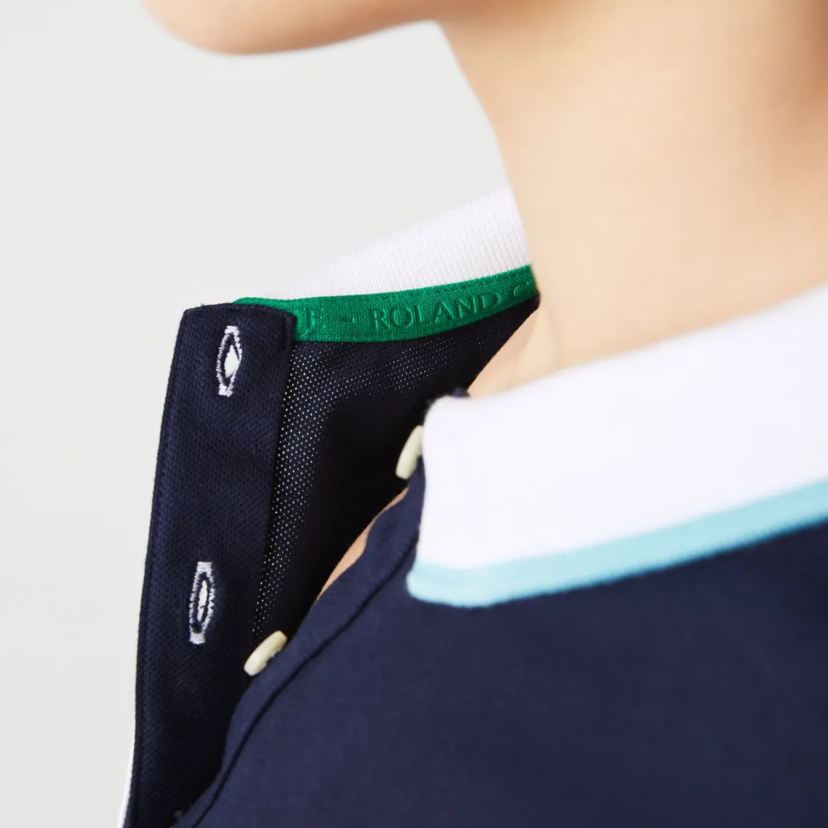 Roland-Garros Polos & Chemises-Polo Femme en coton color-block Lacoste pour - bleu
