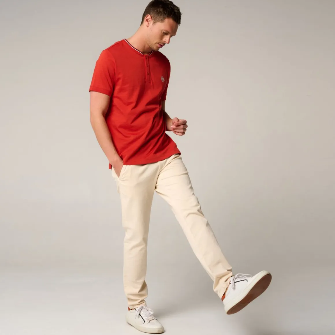 polo_heritage_col_mao_homme_rolandgarros__terre_battue_3.webp Roland-Garros Polos-Polo Heritage col mao homme - Terre battue