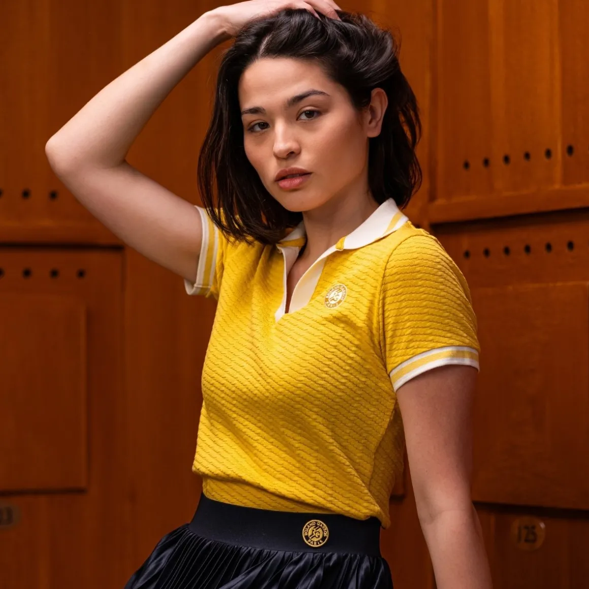 Roland-Garros Polos & Chemises-Polo Heritage femme - Jaune