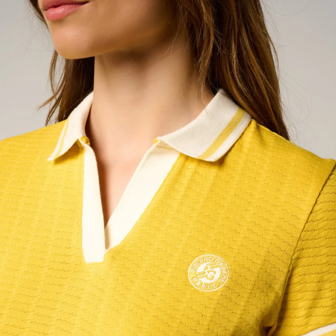 Roland-Garros Polos & Chemises-Polo Heritage femme - Jaune