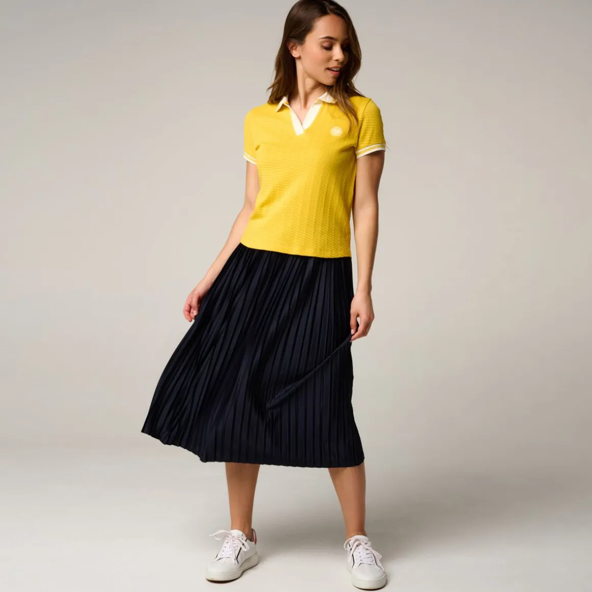 Roland-Garros Polos & Chemises-Polo Heritage femme - Jaune