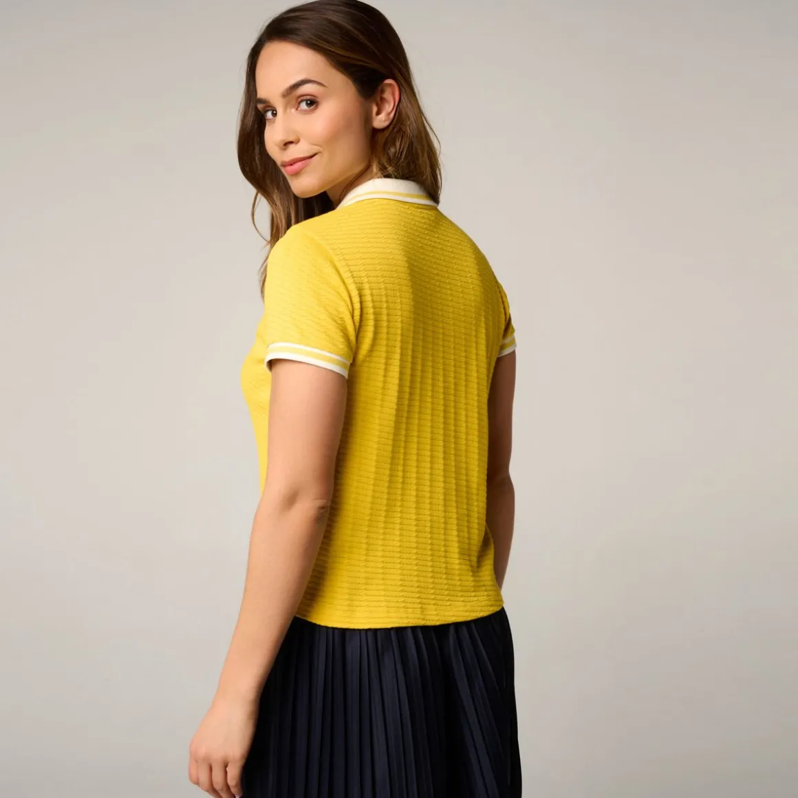 Roland-Garros Polos & Chemises-Polo Heritage femme - Jaune