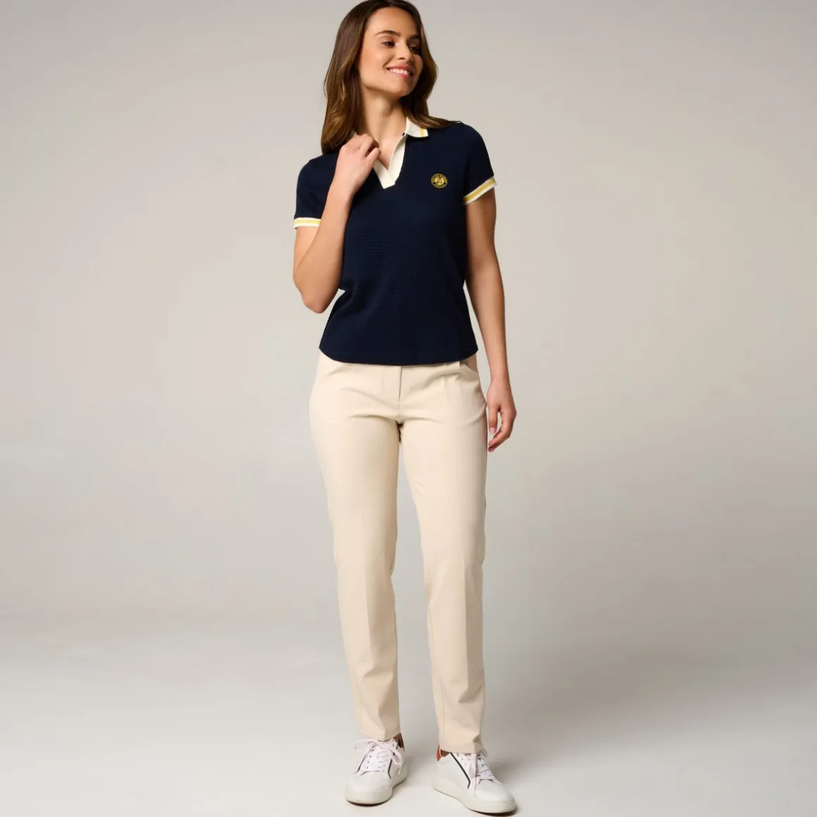 Roland-Garros Polos & Chemises-Polo Heritage femme - Marine