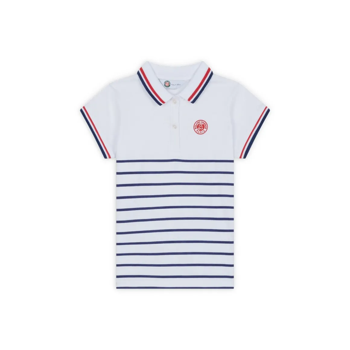 Roland-Garros Hauts-Polo Heritage fille - Ecru
