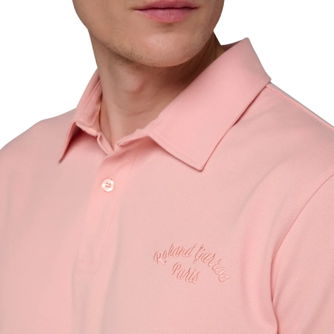 polo_homme_stripes__rose_3.webp Roland-Garros Polos-Polo Homme Stripes - Rose