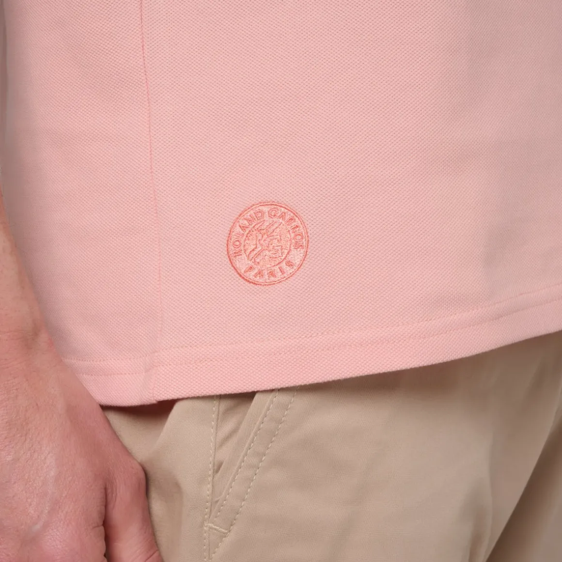 polo_homme_stripes__rose_4.webp Roland-Garros Polos-Polo Homme Stripes - Rose