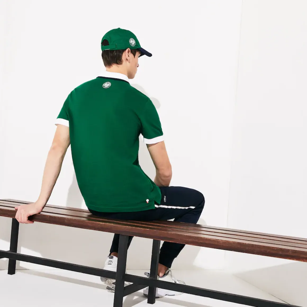 polo_lacoste_x_rolandgarros_en_coton__motif_vgtal_vert_4.webp Roland-Garros Polos-Polo Lacoste x en coton à motif végétal- Vert