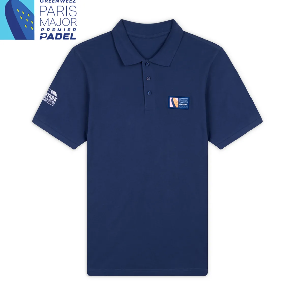 Roland-Garros Polos-Polo Paris Major Premier Padel 2023 - Marine