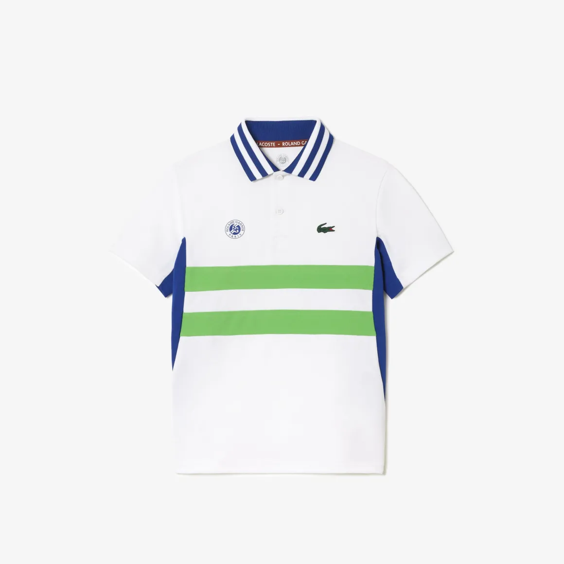 polo_performance_enfant_lacoste_x_rolandgarros__blanc_4.webp Roland-Garros Hauts | Hauts-Polo Performance enfant Lacoste x - Blanc