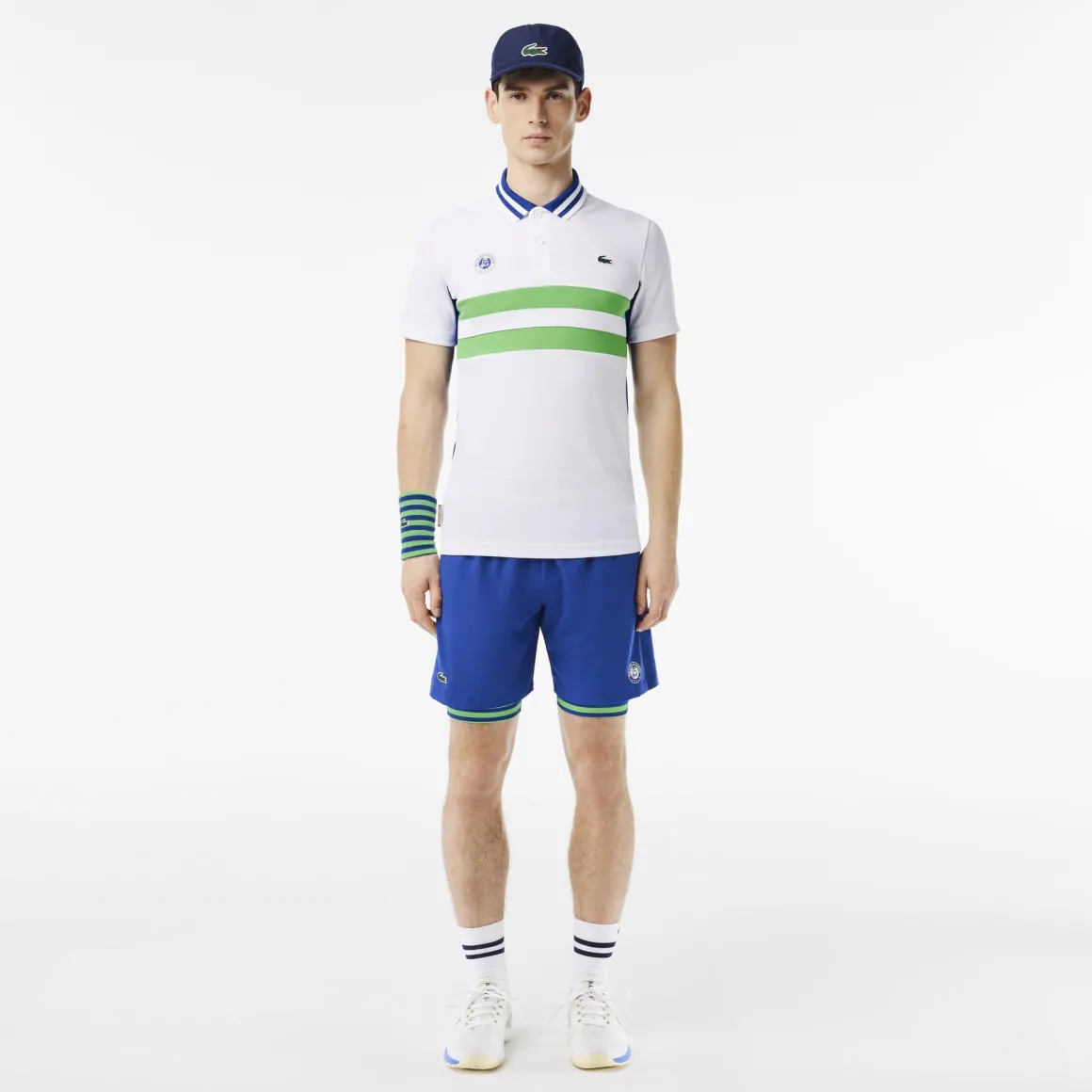 polo_performance_homme_lacoste_x_rolandgarros__blanc_4.webp Roland-Garros Tenues De Tennis Hommes | Tenues De Tennis Hommes-Polo Performance homme Lacoste x - Blanc
