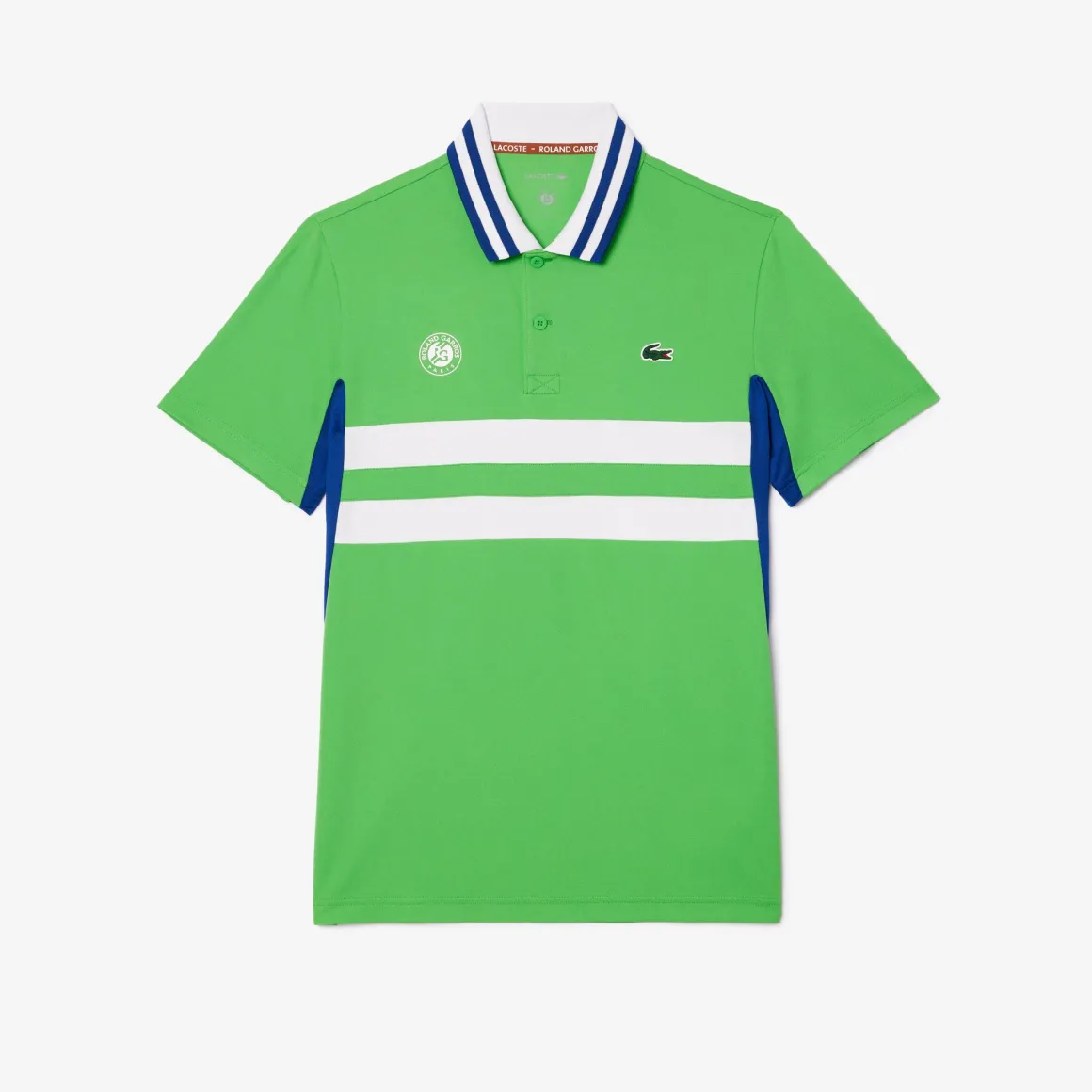 polo_performance_homme_lacoste_x_rolandgarros__vert_5.webp Roland-Garros Tenues De Tennis Hommes | Tenues De Tennis Hommes-Polo Performance homme Lacoste x - Vert