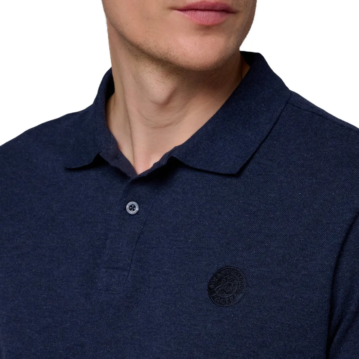 polo_piqu_homme_rolandgarros__marine_chin_2.webp Roland-Garros Polos-Polo Piqué Homme - Marine chiné
