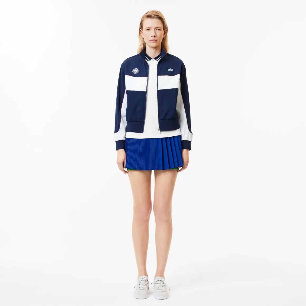 polo_sans_manches_performance_femme_lacoste_x_rolandgarros__blanc_2.webp Roland-Garros Tenue De Tennis Femmes | Tenues De Tennis Femmes-Polo sans manches Performance femme Lacoste x - Blanc