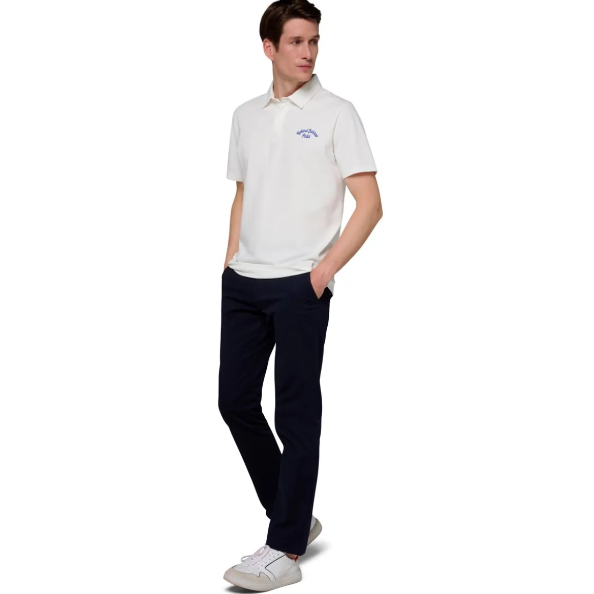 polo_stripes_homme__ecru_4.webp Roland-Garros Polos-Polo Stripes Homme - Ecru