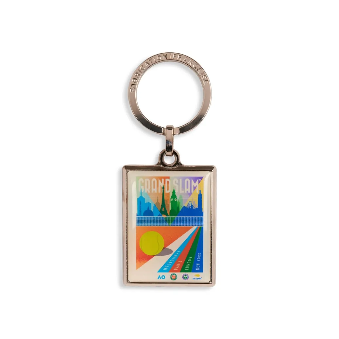 Roland-Garros Porte Clés & Magnets-Porte clé Grand Chelem - Multicolore