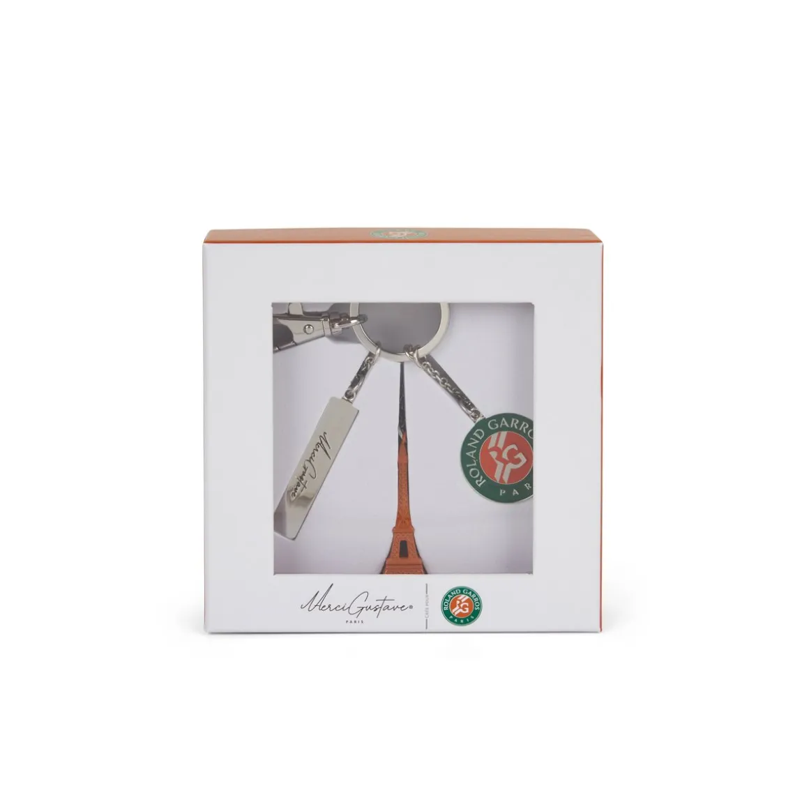 Roland-Garros Porte Clés & Magnets-Porte clef tour Eiffel - multicolore