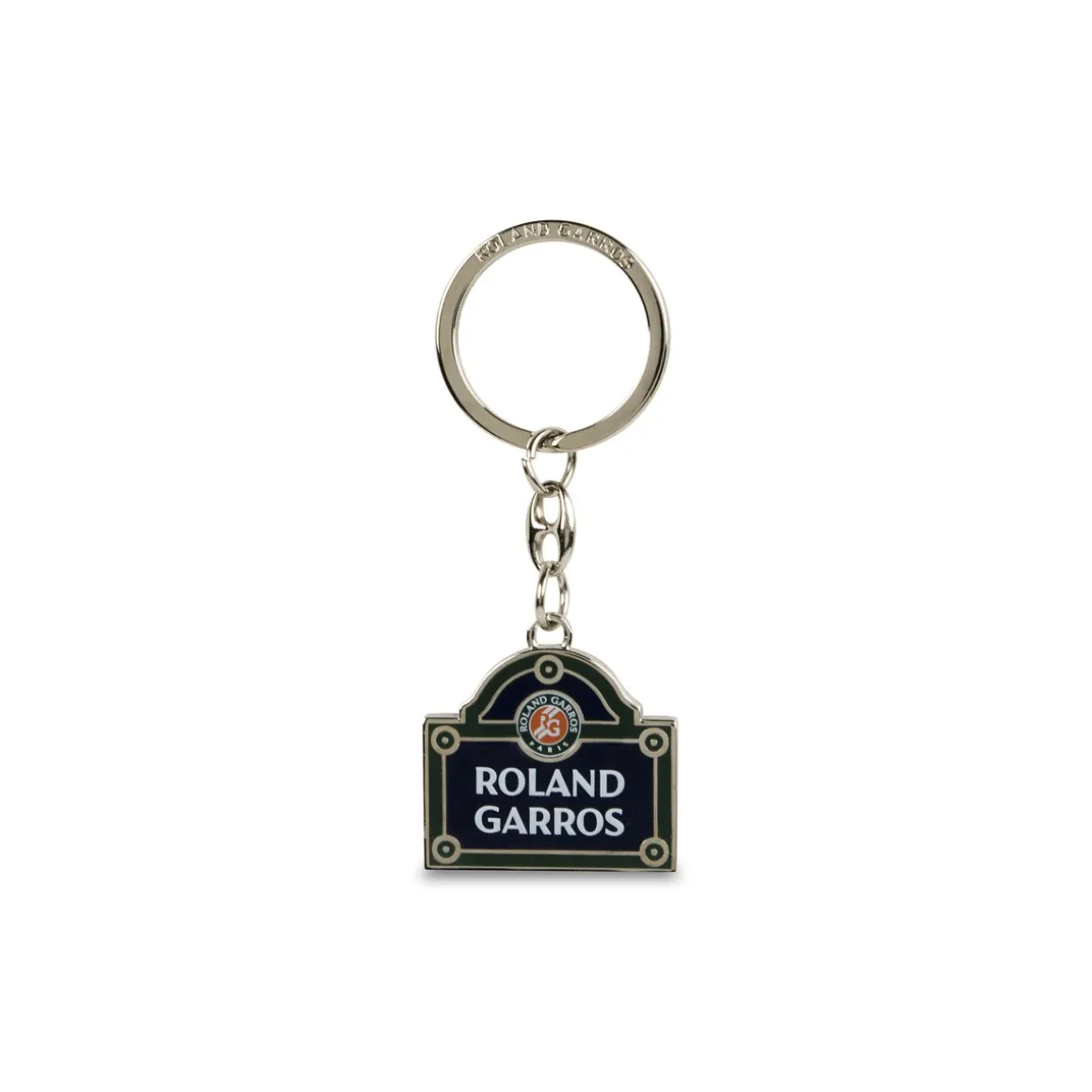 Roland-Garros Porte Clés & Magnets-Porte clés plaque de rue - multicolore