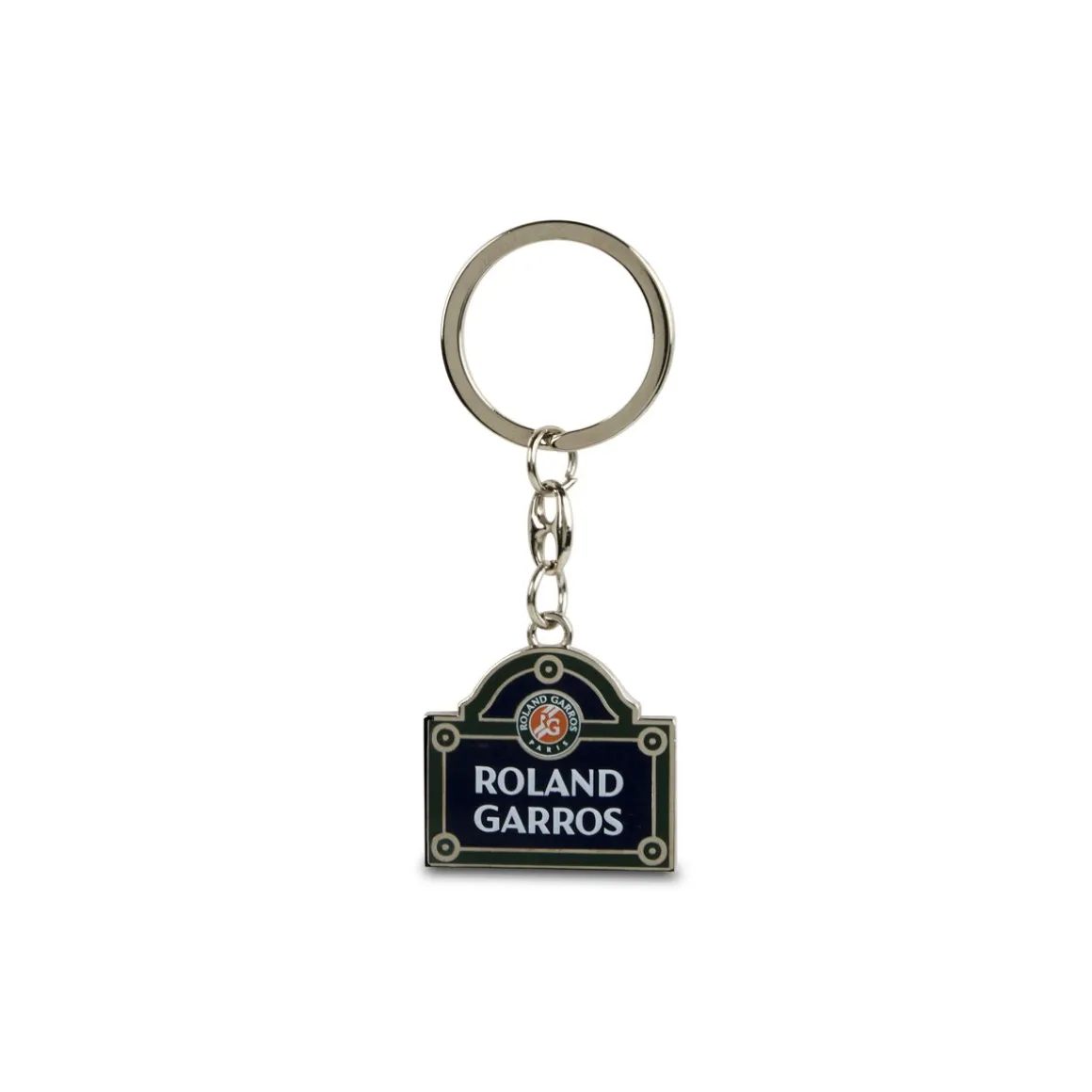 Roland-Garros Porte Clés & Magnets-Porte clés plaque de rue - multicolore